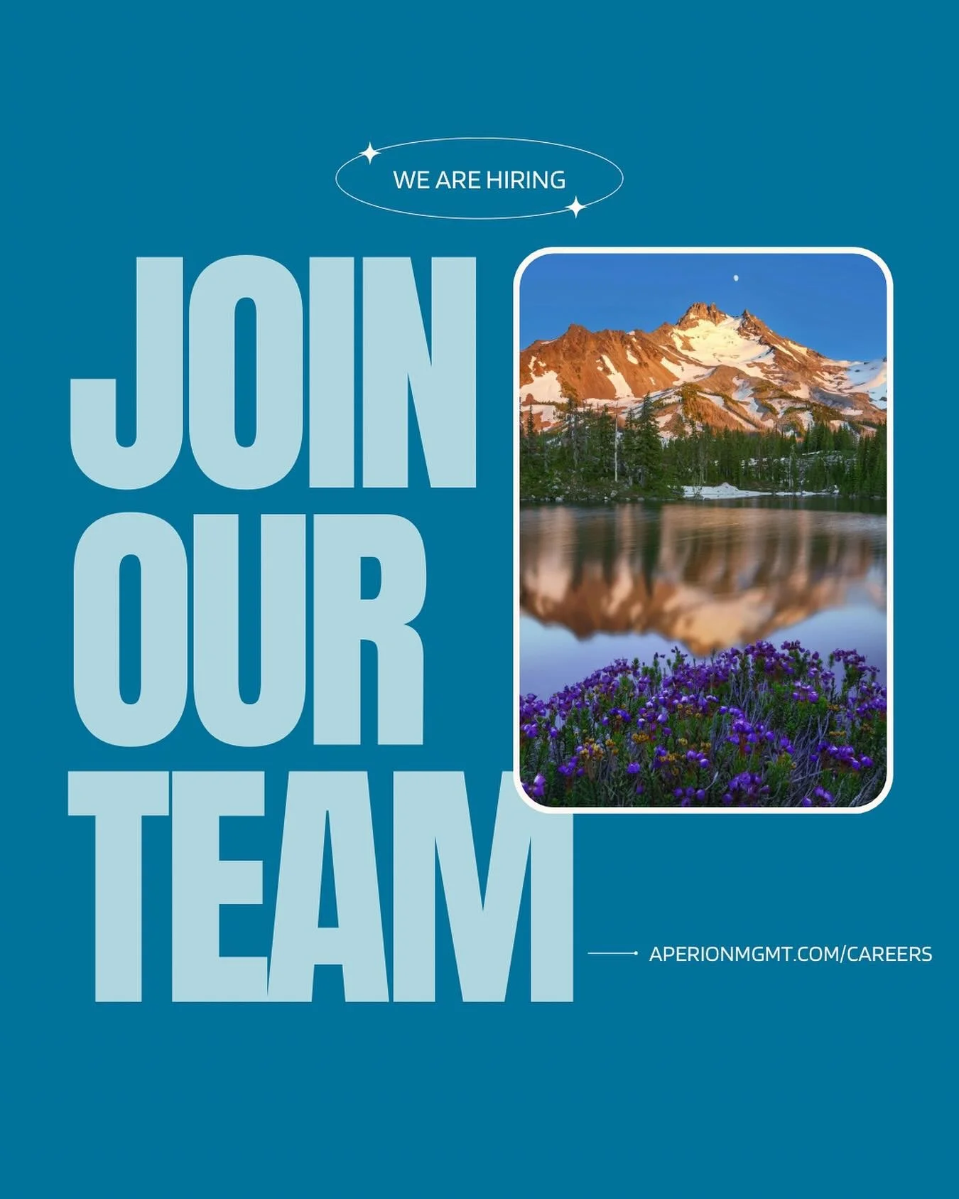 AMG is growing, and we’re looking for talented people to join #teamAperion. We currently have three exciting opportunities:
β¨ Community Manager – Portland
Be the go-to partner for our HOA communities in the Portland area, providing leade