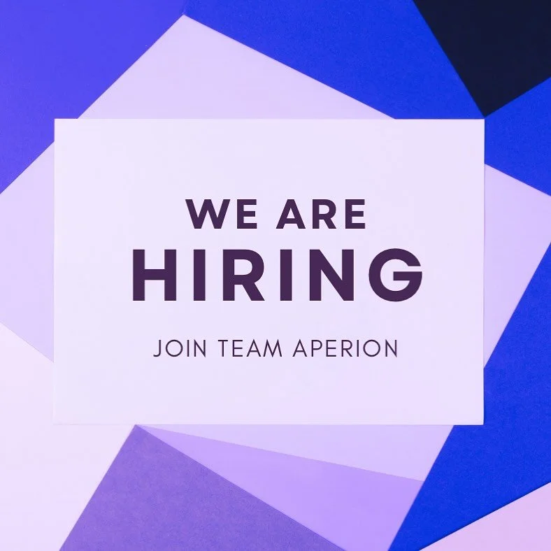 Great communities start with great people, and we&rsquo;re growing our team!

At Aperion Management Group we&rsquo;re looking for motivated professionals who enjoy problem-solving, working with people, and helping communities thrive. Our team brings 