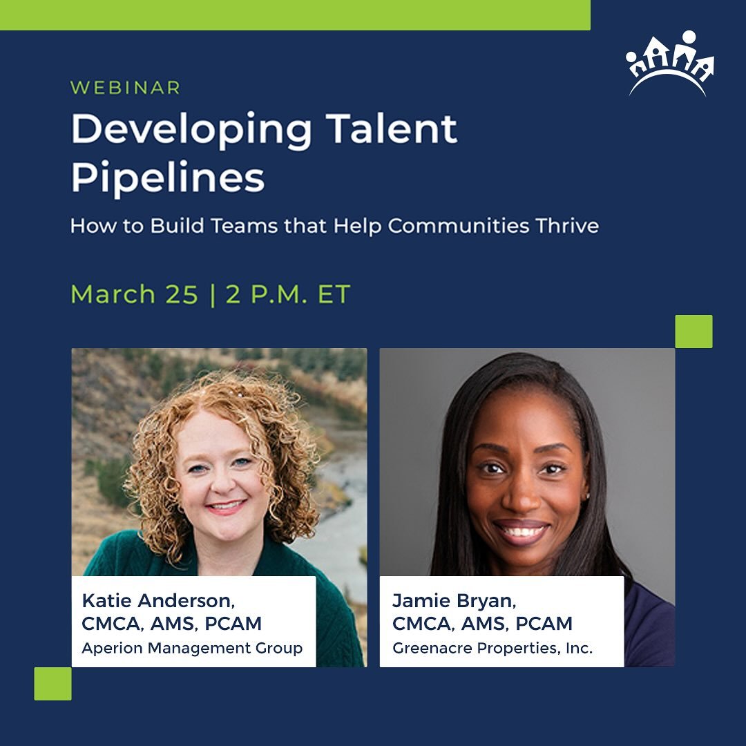 Join Community Associations Institute for a conversation on how associations can attract top talent, rethink recruitment, and build teams that create stronger, more connected communities.

Proud to share that AMG CEO Katie Andersen will be speaking ?