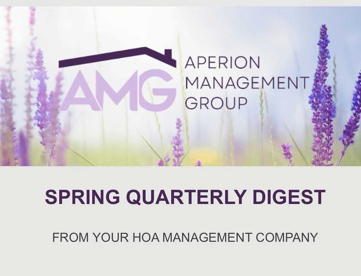 Spring has entered the chat&hellip; and so has your quarterly HOA digest. 🌱

If you&rsquo;re an owner or board member, take a quick look at your inbox. Inside you&rsquo;ll find the latest updates, helpful insights, and a few things you&rsquo;ll actu