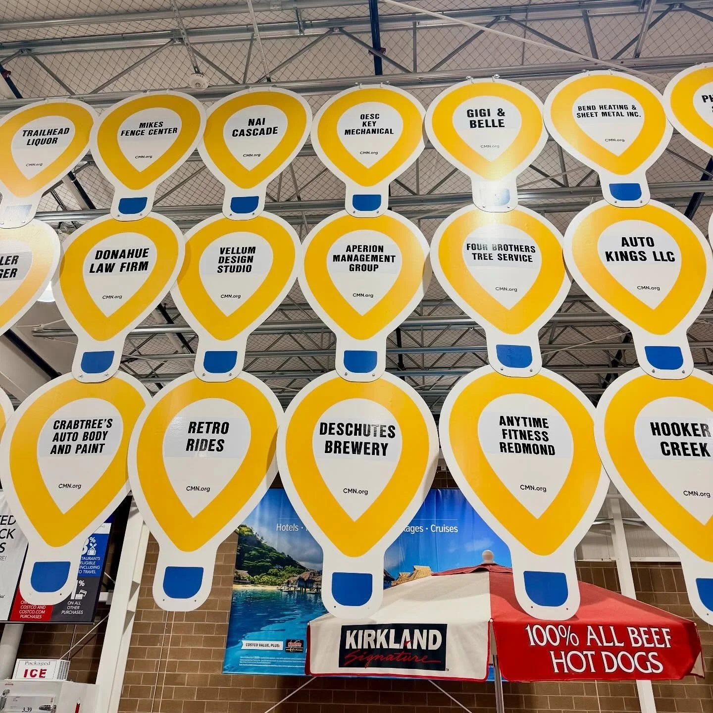 In good company supporting @childrensmiraclenetwork at @costco. Proud to give to such an incredible cause.