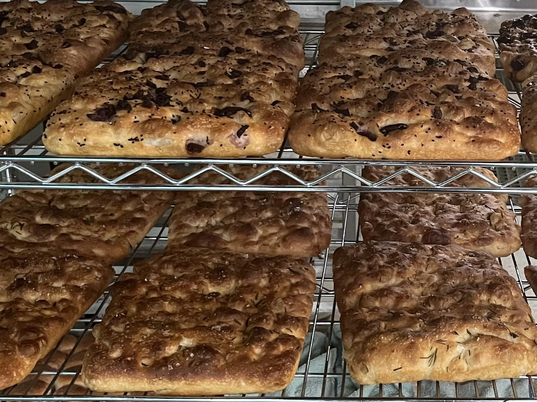 Cheddar Garlic Chive Focaccia