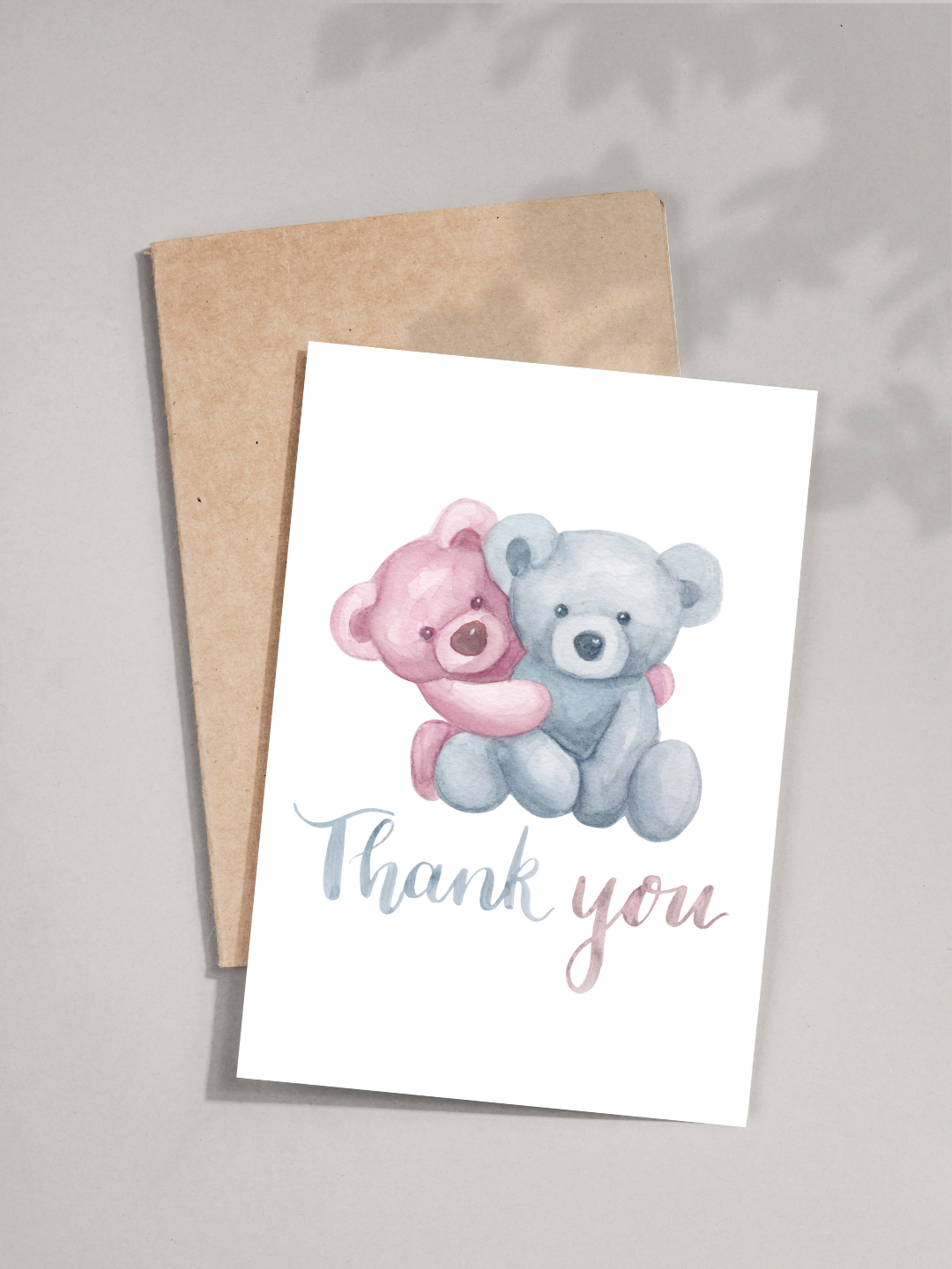 Teddy Bear Thank You Card