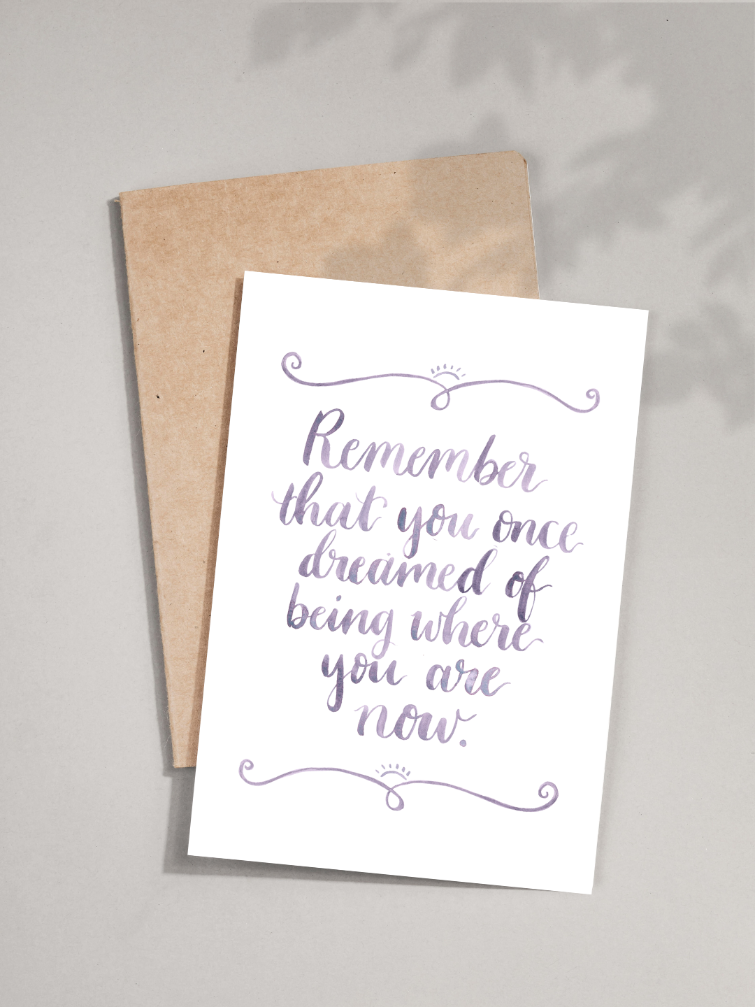 Where You are Now Card