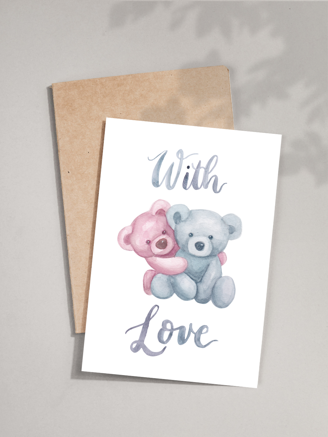 Teddy Bear With Love Card