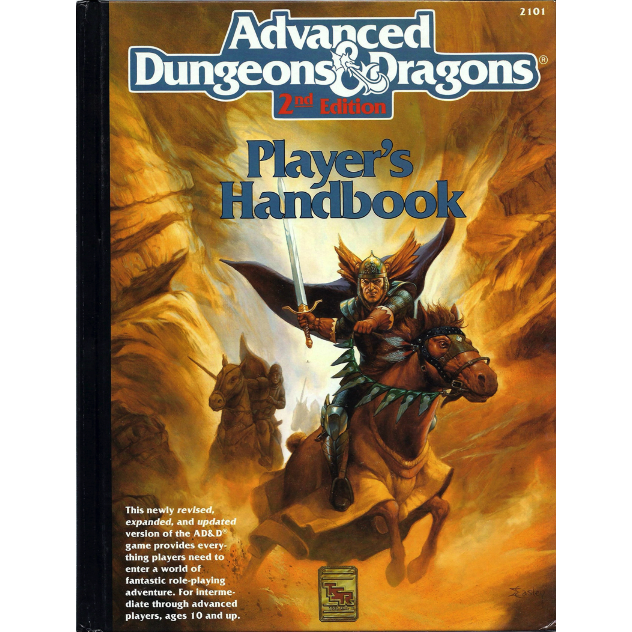 Advanced Dungeons & Dragons 2nd Edition Player's Handbook Cover