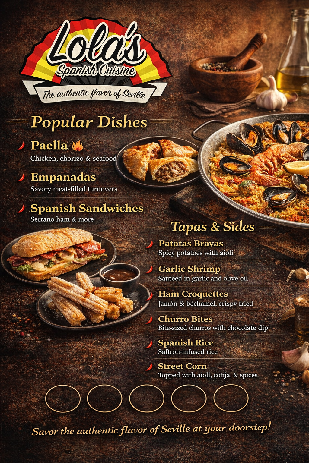 Lola's Spanish menu and vibrant offerings.png