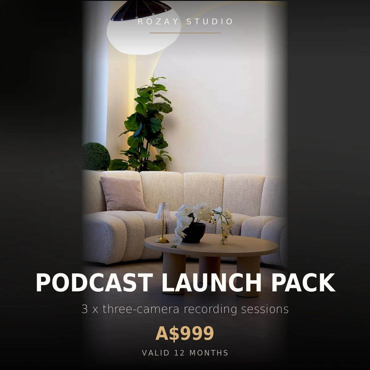 The Podcast Launch Pack — 3 x Recording Sessions