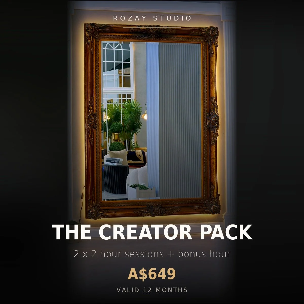 The Creator Pack - 2 x 2 Hour Studio Sessions