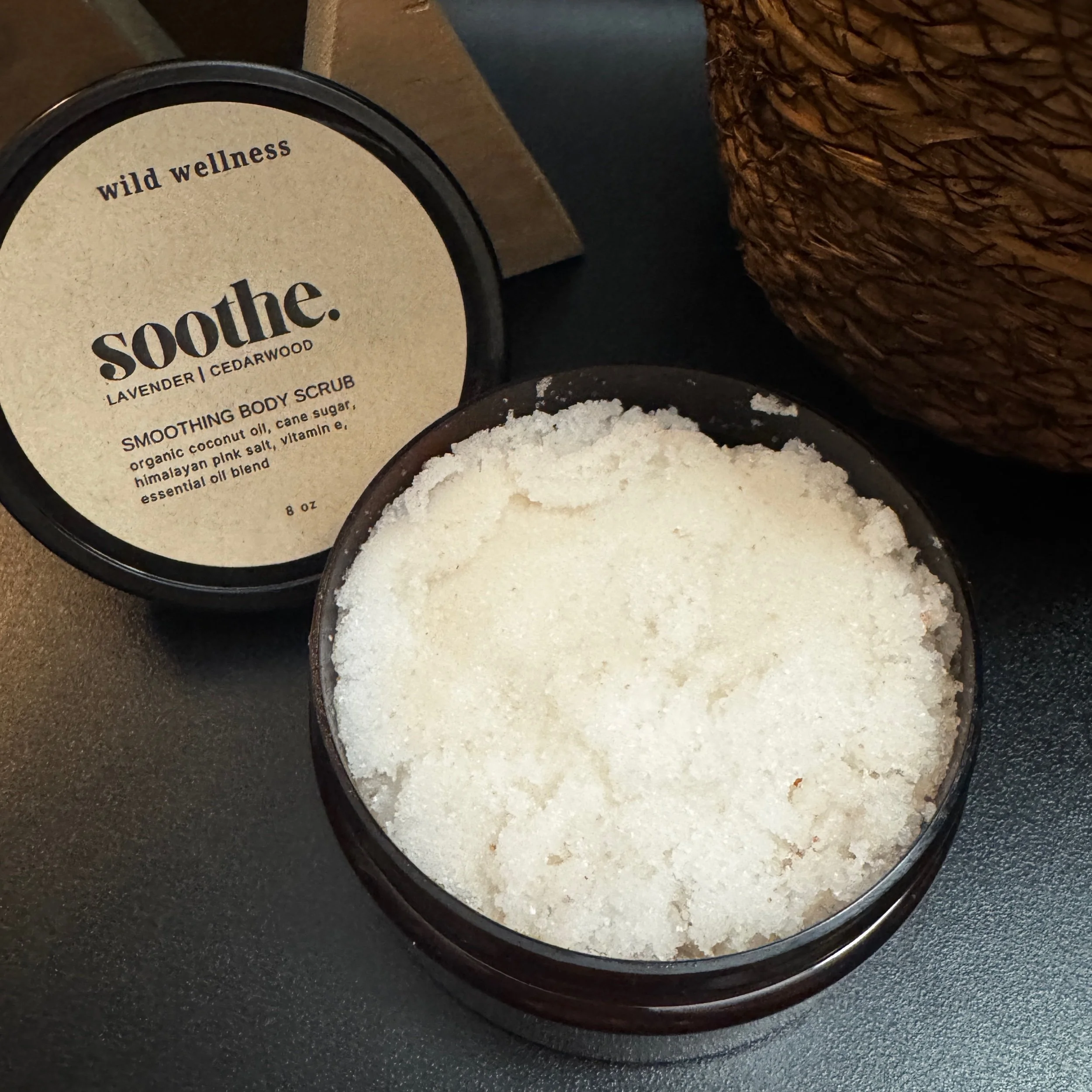 pink lavender salt scrub