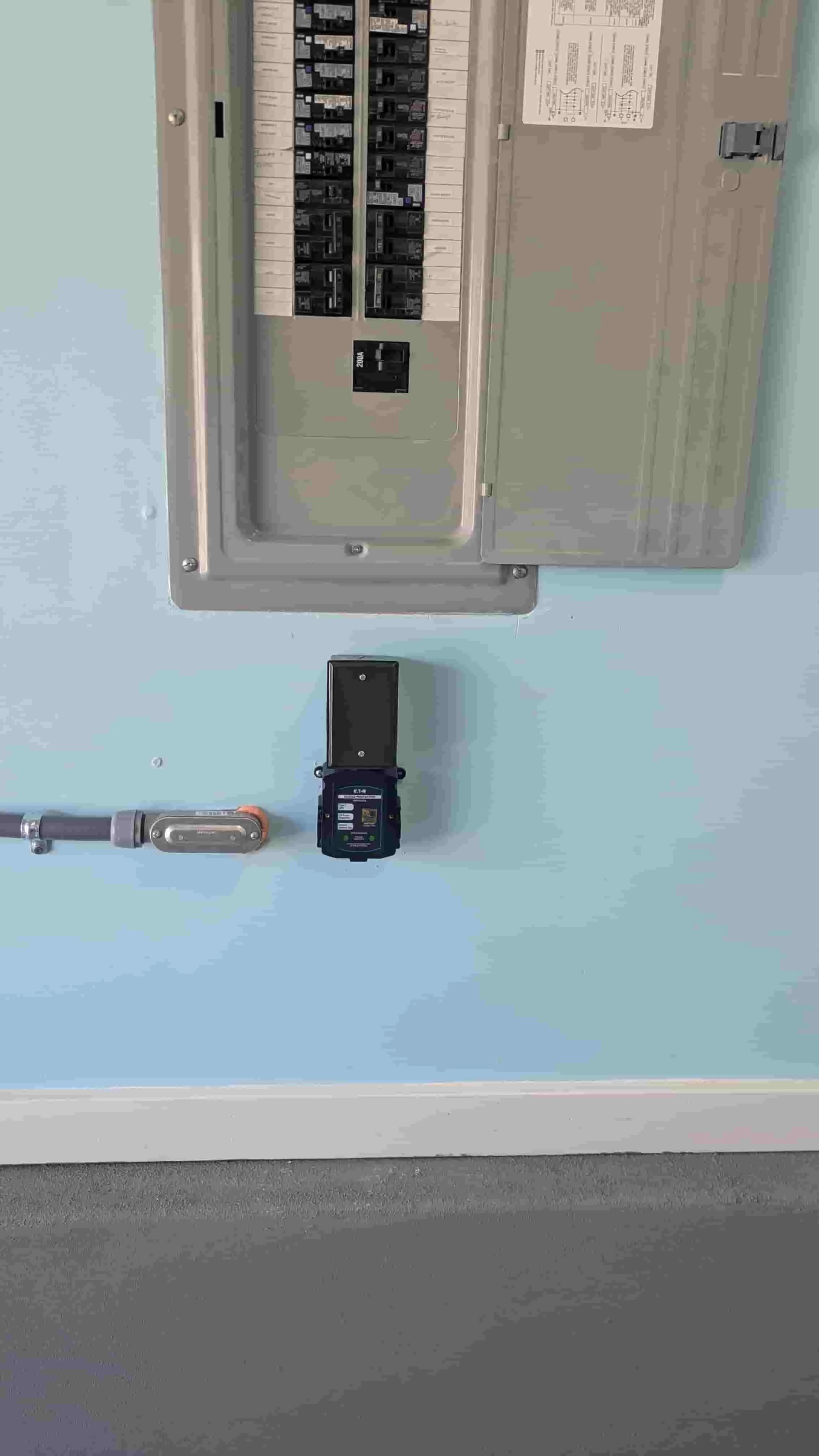 WaveRider Electric & Automation panel upgrade in Holden Beach NC