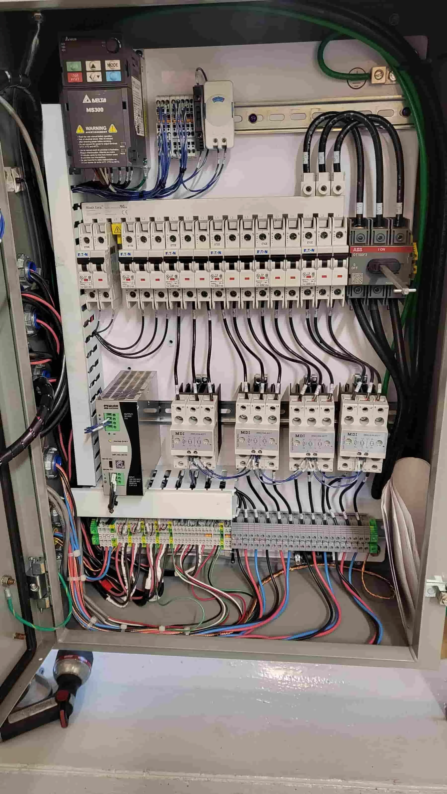 250 Gallon Still control panel at distillery in Shallotte NC installed by expert Commercial Electrician WaveRider Electric & Automation