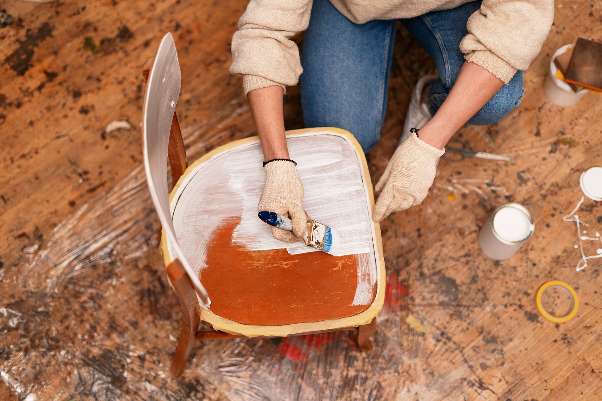Upcycling old furniture