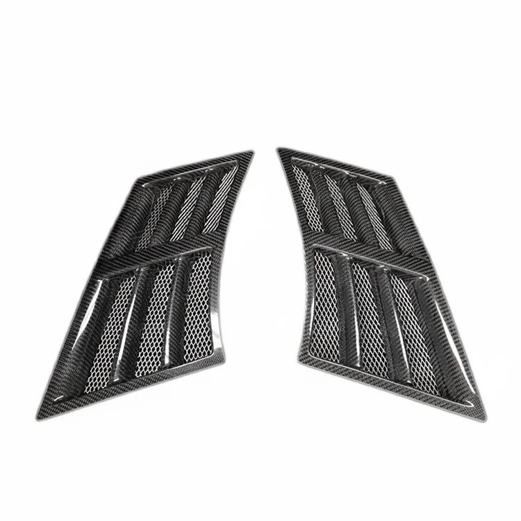 Top Secret Style Wide Carbon Fiber +20mm Half Front Fender – Nissan GT-R R35 (2008–2016) CBA / DBA