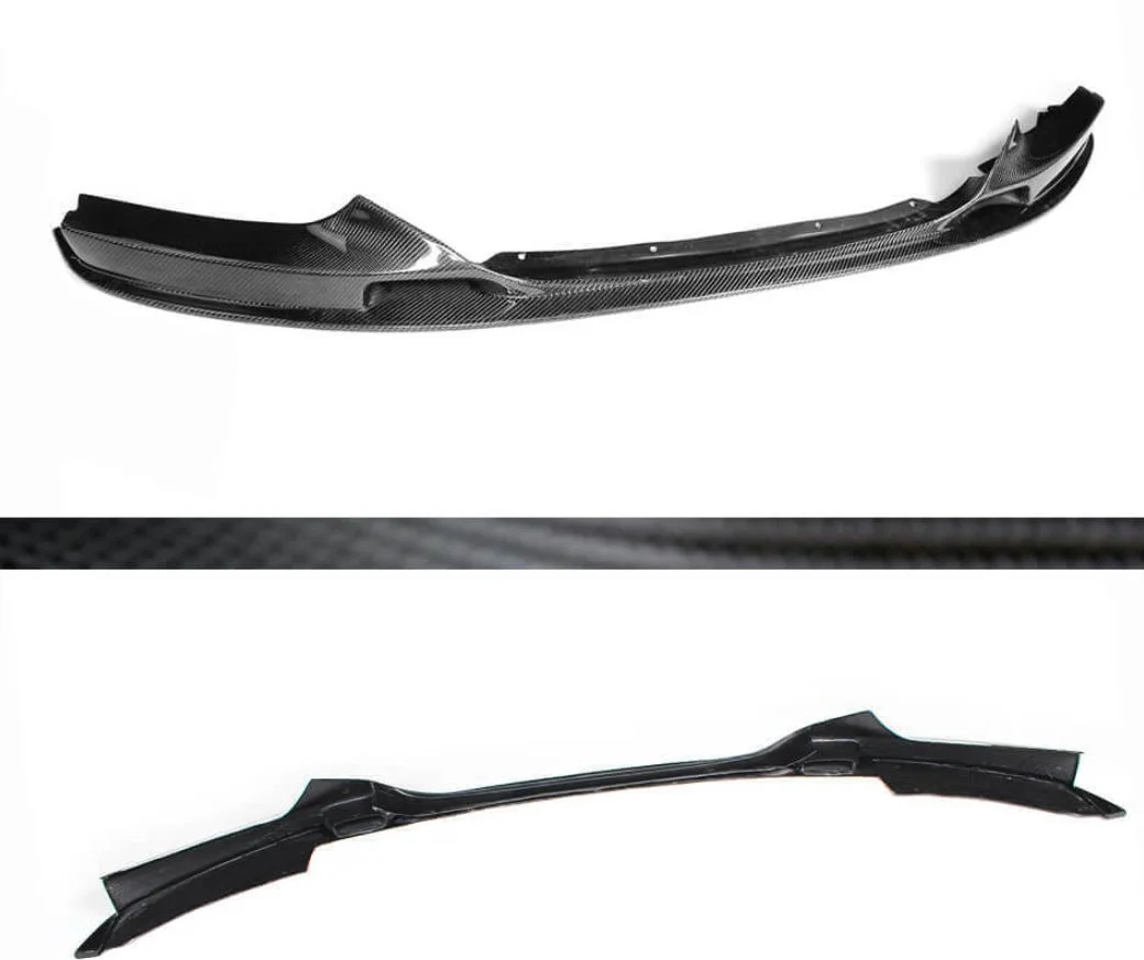 JCS Style Carbon Fiber Front Lip V2 - BMW M235i M240i F22 (2014-2017)
