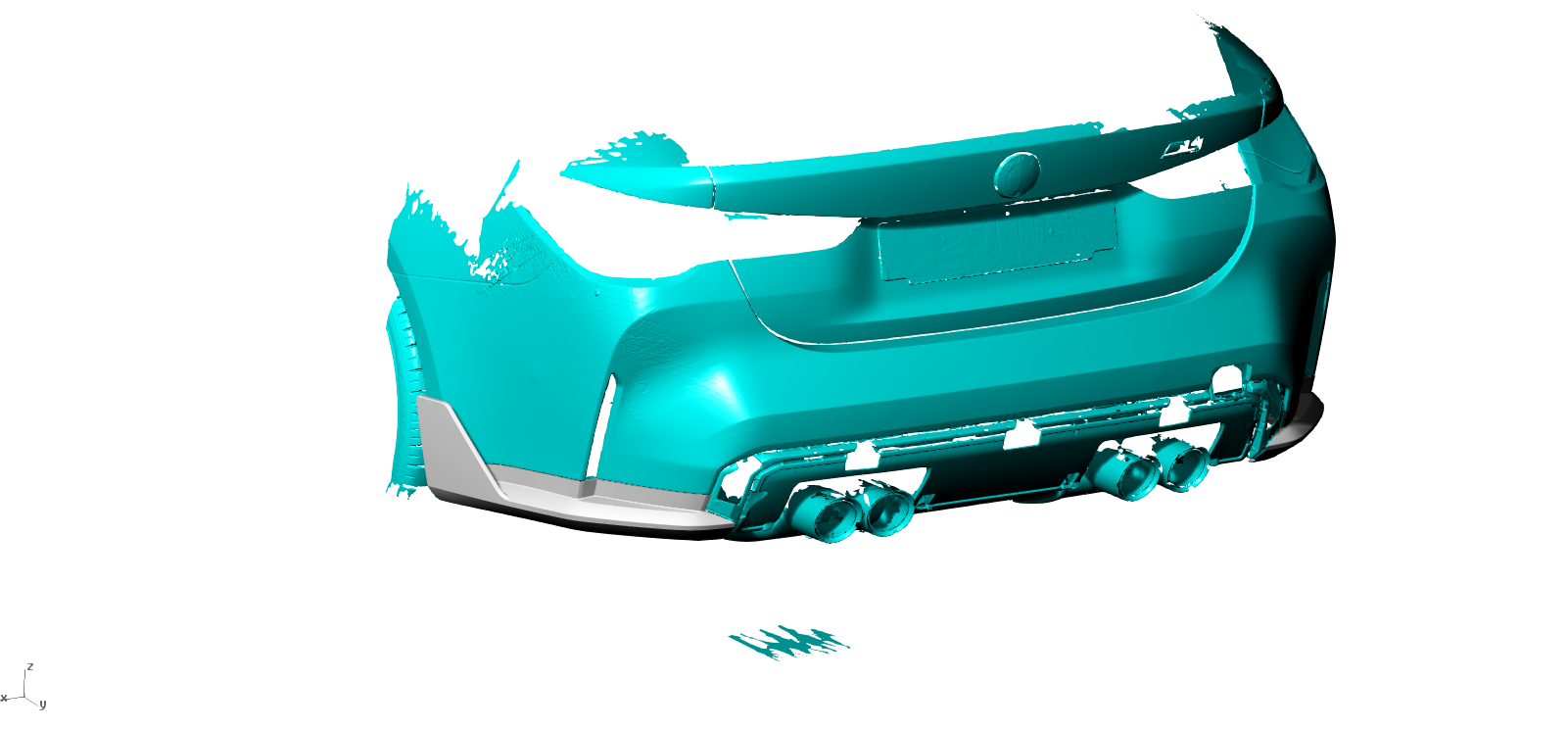 Carbon Fiber Rear Splitters - BMW M4 G82 (2020-2023)