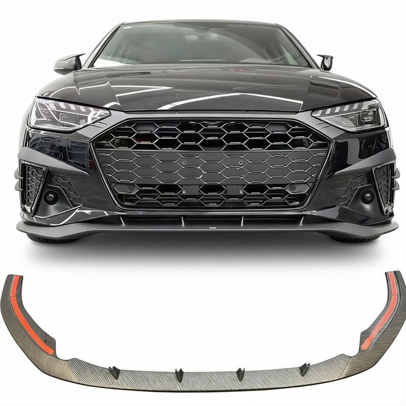 Carbon Fiber Front Lip - Audi A4 S4 RS4 Sedan (2020-2025) B9.5