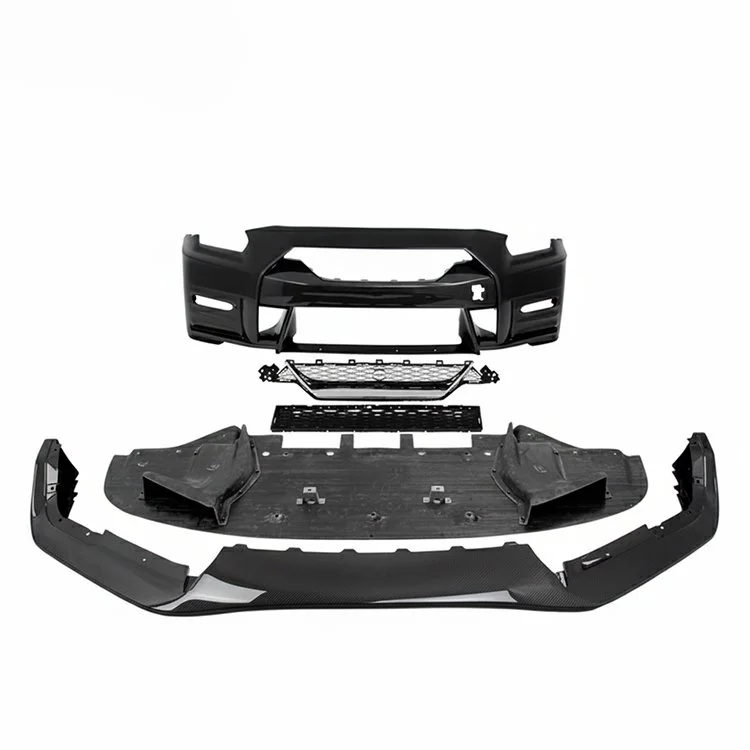 Nismo Style Half Carbon Fiber Front Bumper Kit – Nissan GT-R R35 (2008+ CBA / DBA / 4BA)
