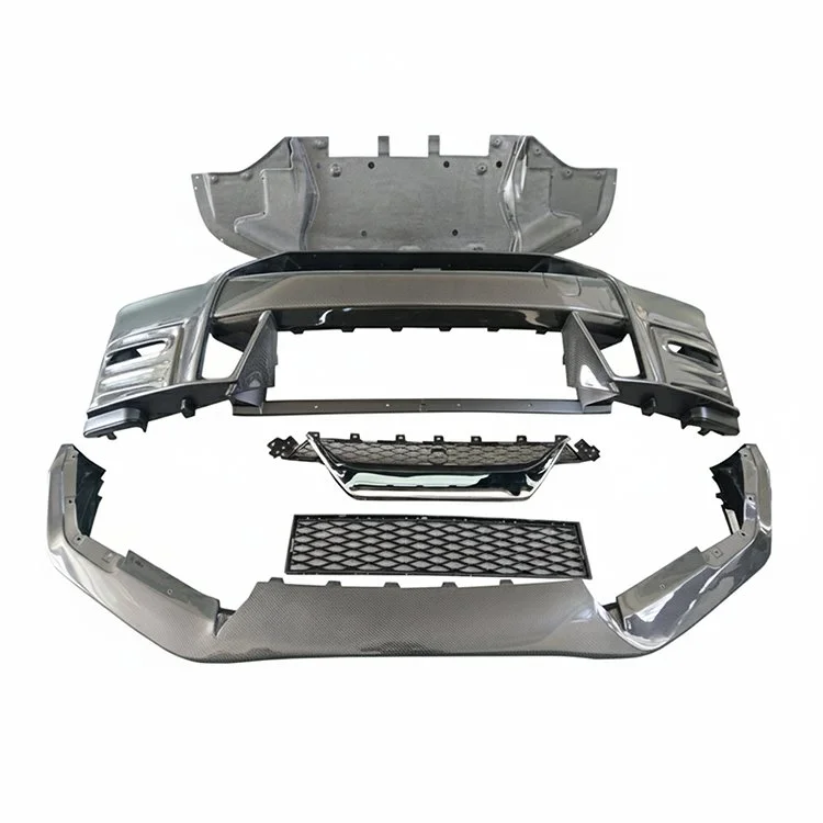 Nismo Style Half Carbon Fiber Front Bumper Kit – Nissan GT-R R35 (2008+ CBA / DBA / 4BA)