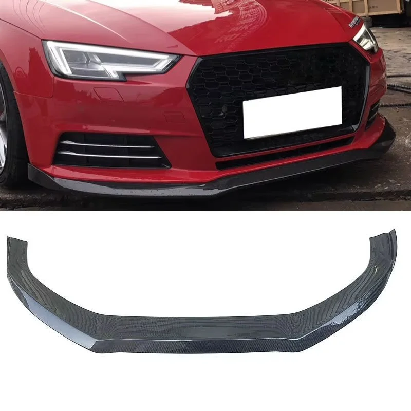 Carbon Fiber Front Lip - Audi A4 S4 RS4 Sedan (2015-2020) B9