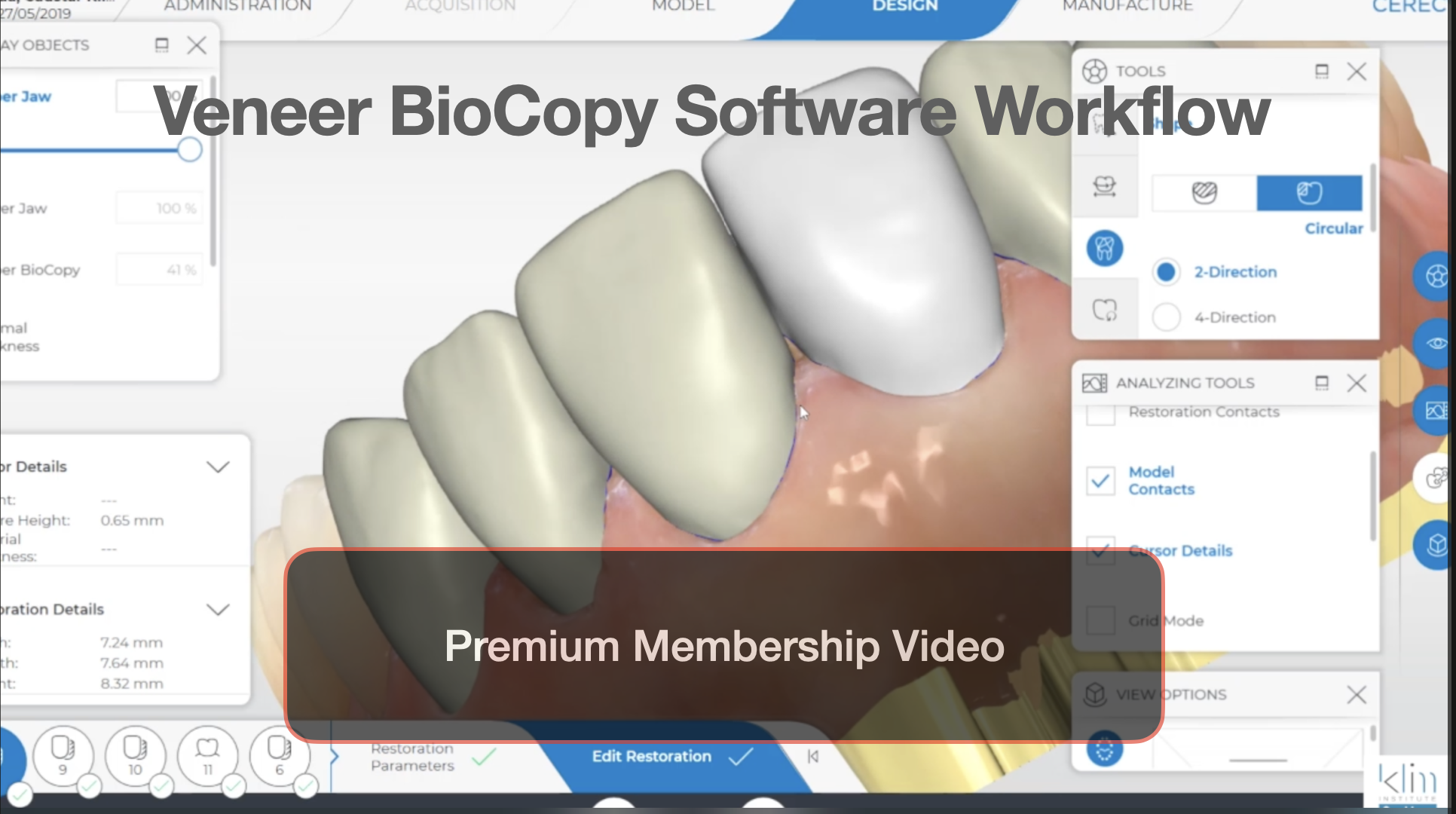 Veneer BioCopy Software Workflow