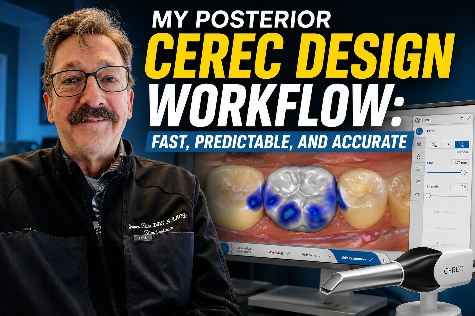 My Posterior CEREC Design Workflow: Fast, Predictable, and Accurate