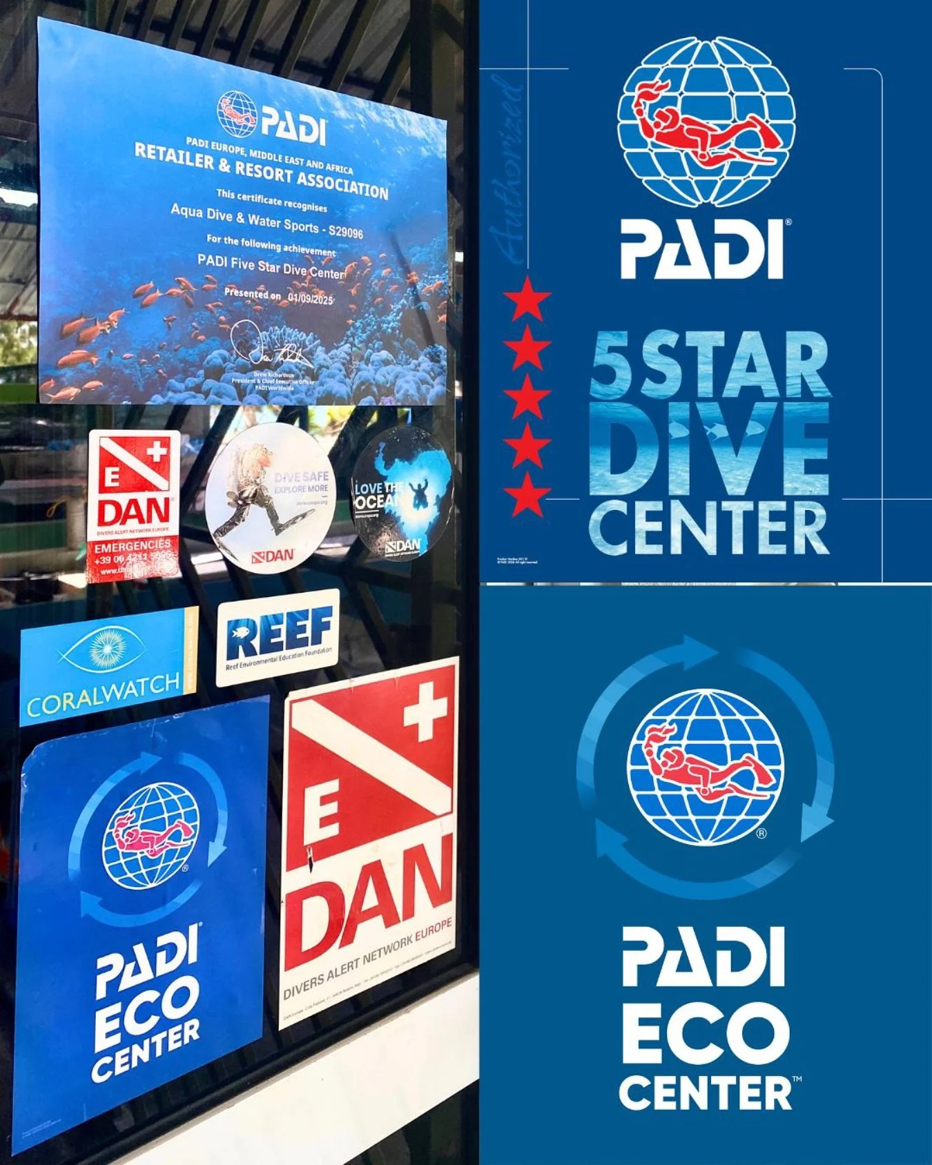 ⭐️⭐️⭐️⭐️⭐️

We are thrilled to announce that, after a visit from our local PADI representative, AQUA Dive &amp; Water Sports is now a PADI 5 STAR Dive Center! 

Of course we are keeping our PADI ECO Center status too, dedicating our center to conserv