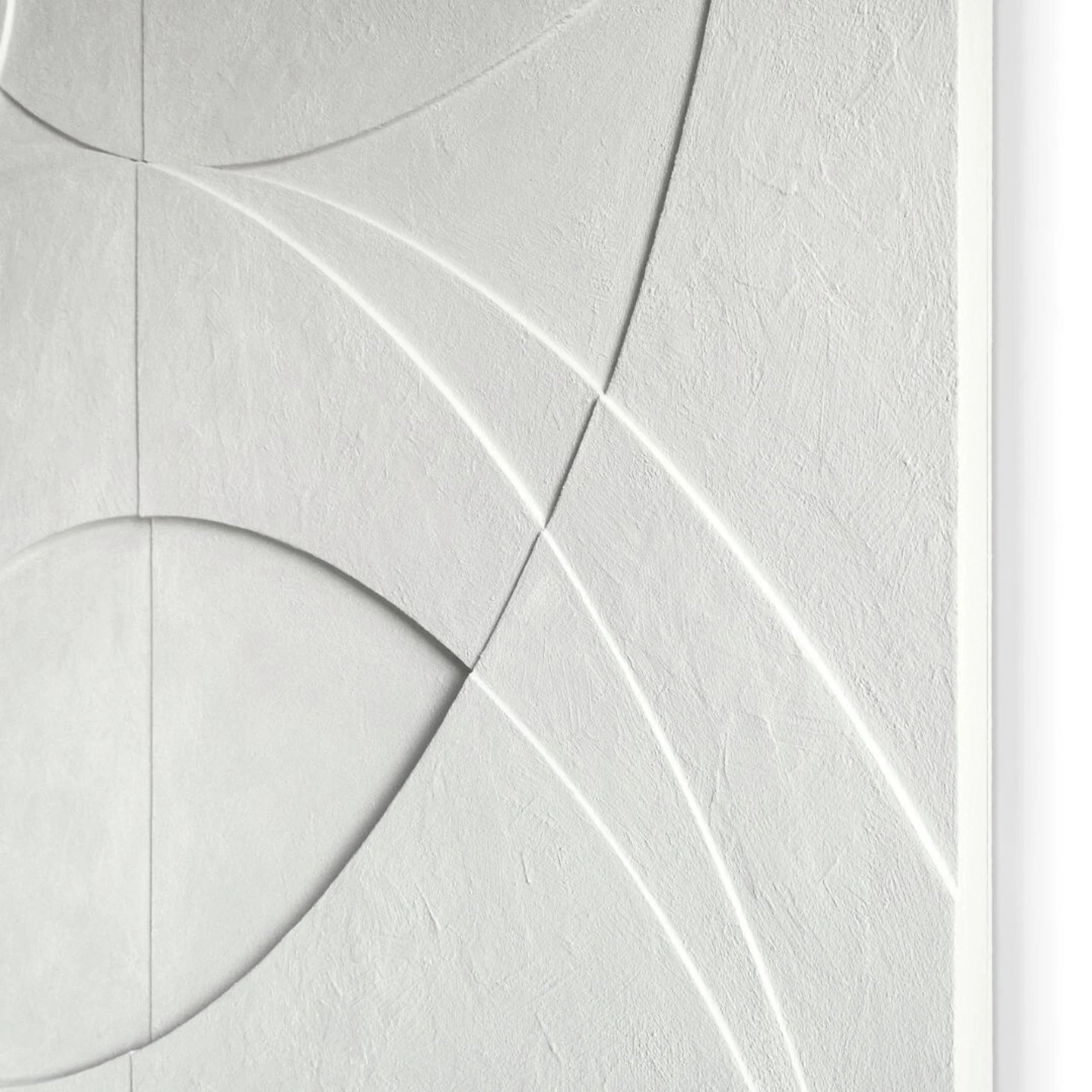 'Intuition' Sureen Gouws Minimalistic Art Geometric Large Scale Wall sculpture interior design detail 3d.jpg