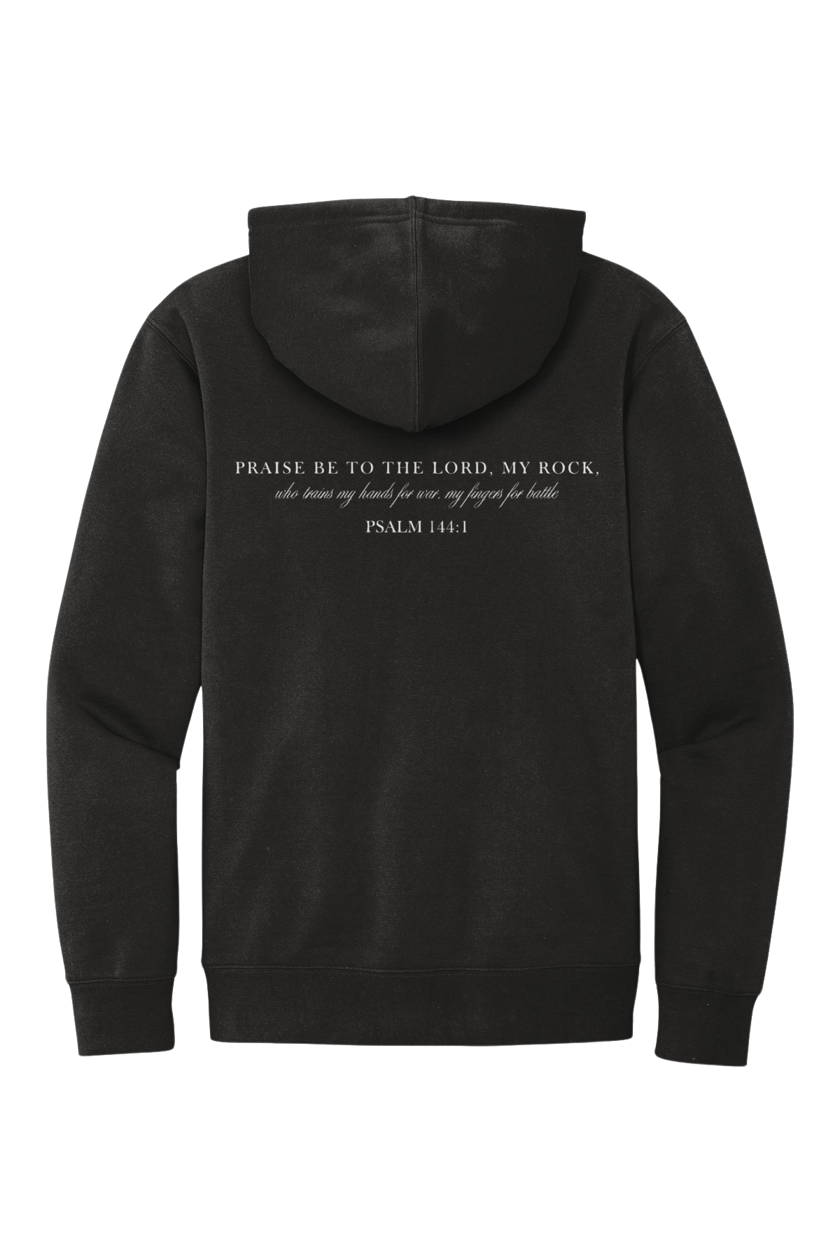 Women Black Hoodie Back.png