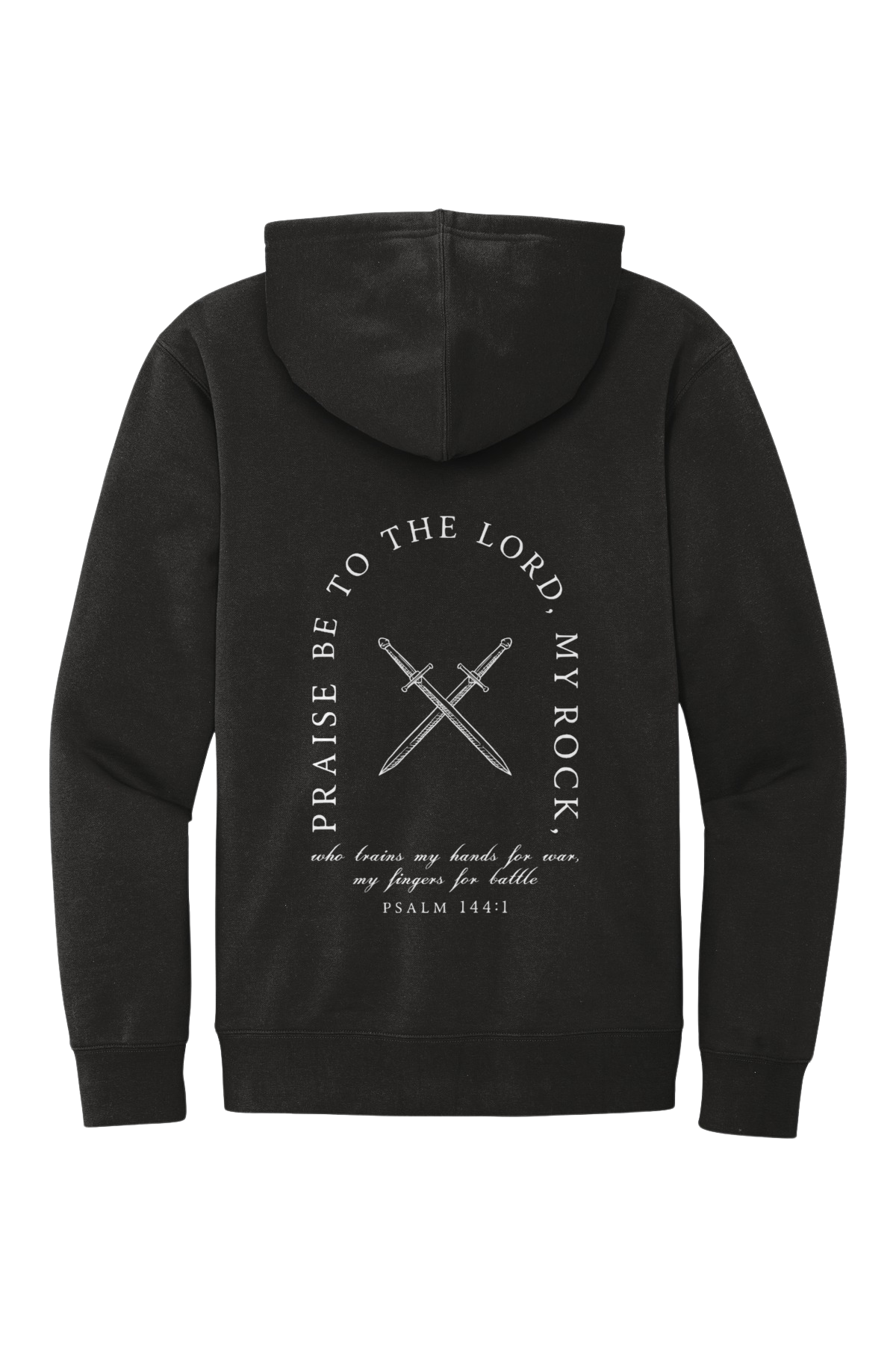 Men Black Hoodie Back.png