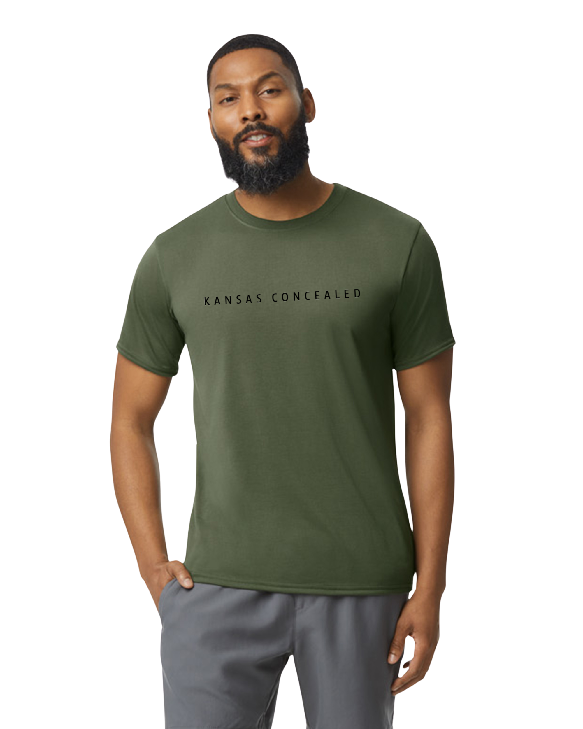 Women Olive Tee Front.png