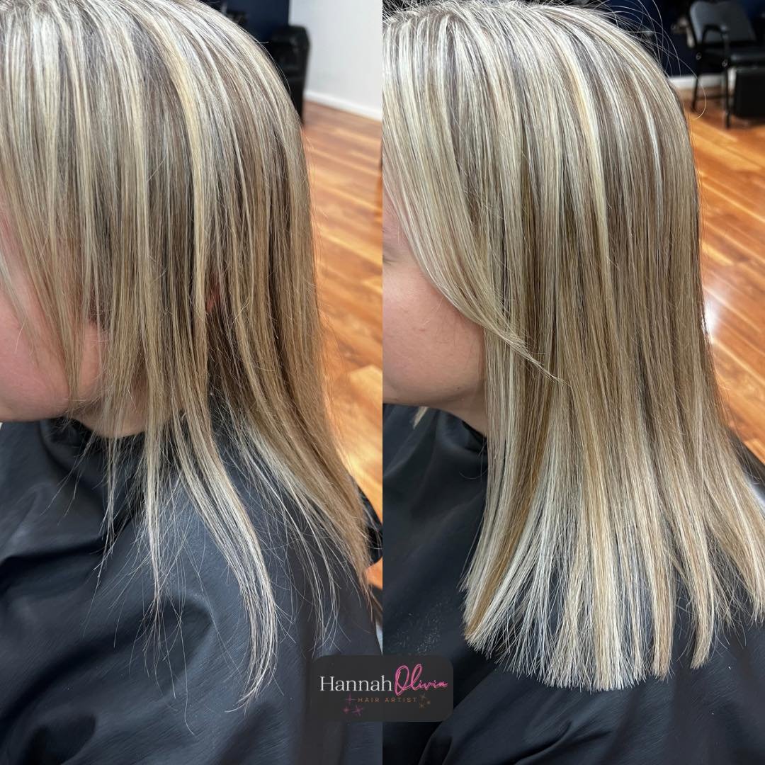 Stunning before and after using the power of K-tips 😍

Many women experience thinning hair around the face. This is totally normal as we age but that doesn&rsquo;t mean we have to accept it! K-tips are a great option for those looking for a little e