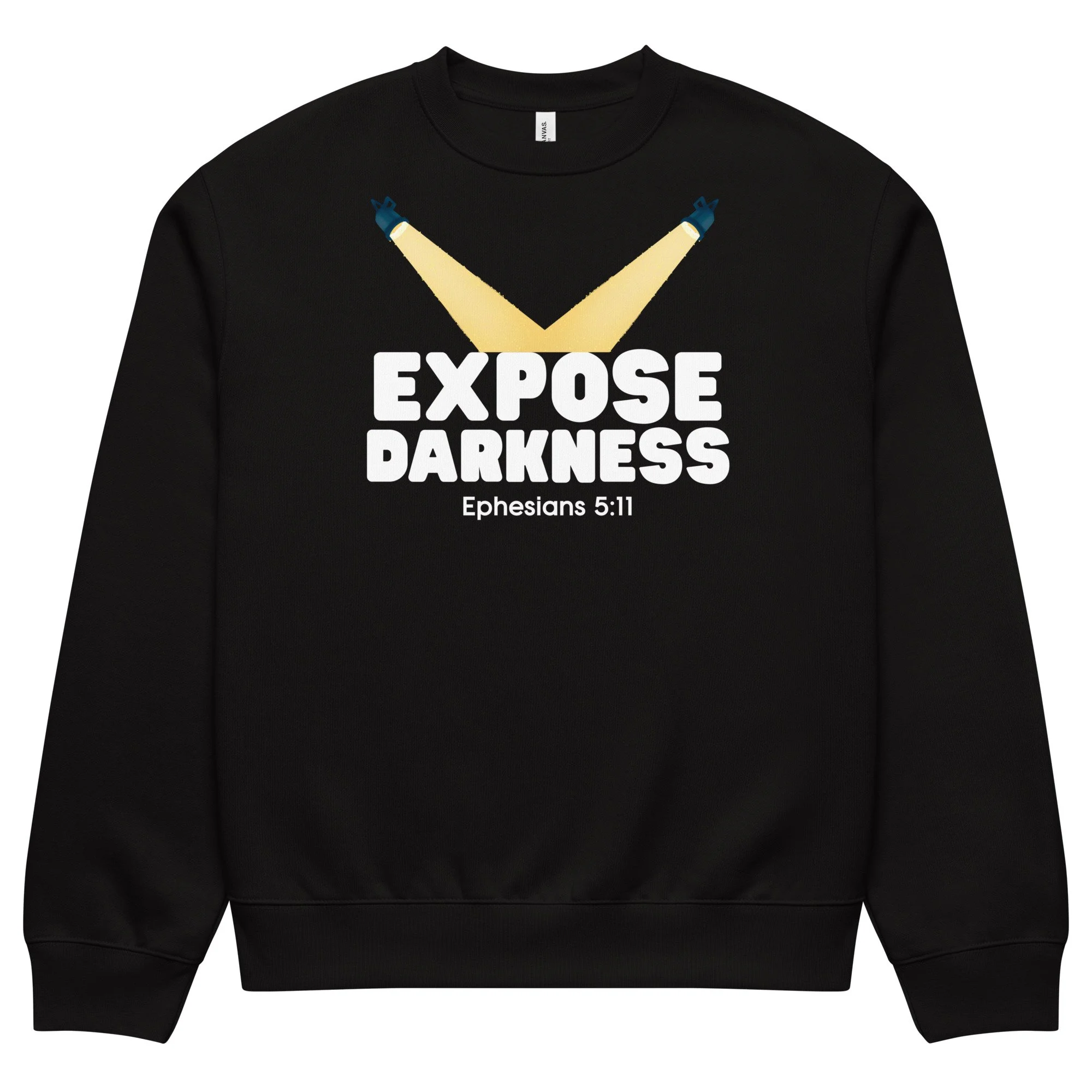 Expose Darkness Oversized Sweatshirt (Unisex)