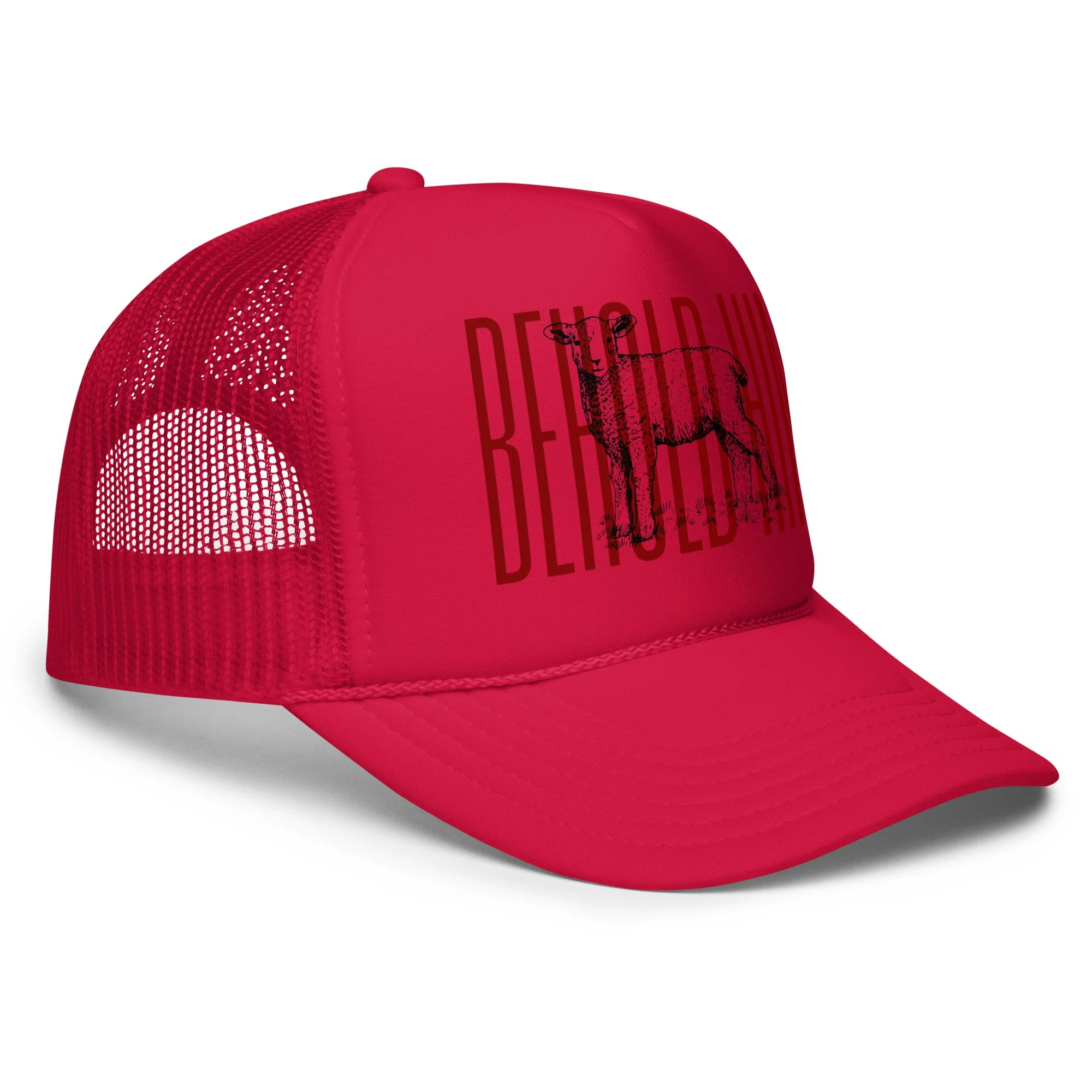 foam-trucker-hat-red-one-size-right-front-6992cf7e63b4e.jpg