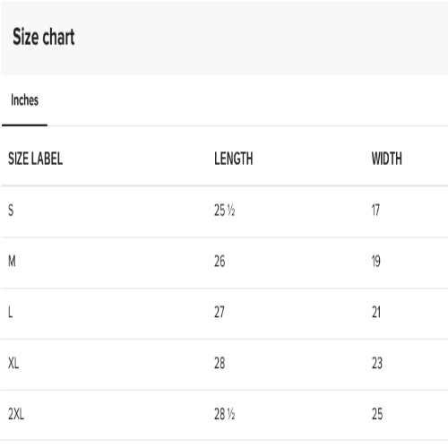 Gildan Softstyle Woman's Size Chart.png