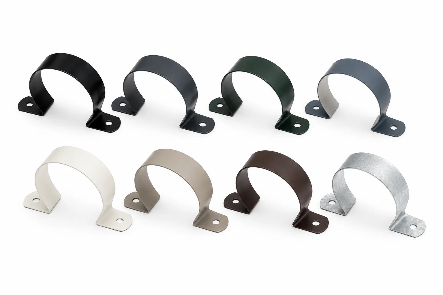 100mm Round Downpipe Clips | Colorbond, Zinc, Galvanised & Stainless Steel | Australia Wide Delivery