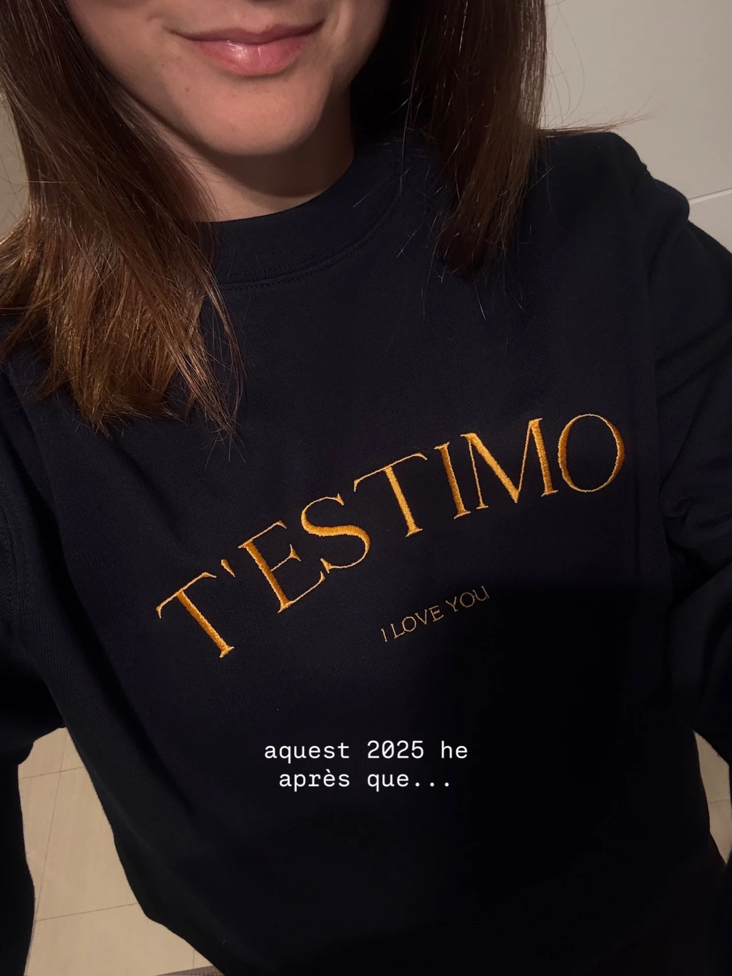 Si aquest 2025 m&rsquo;ha ensenyat alguna cosa &eacute;s a mirar diferent. A viure amb pau els dies senzills, a donar valor al que no fa soroll i a entendre que la vida que estimo ja hi &eacute;s 🤍