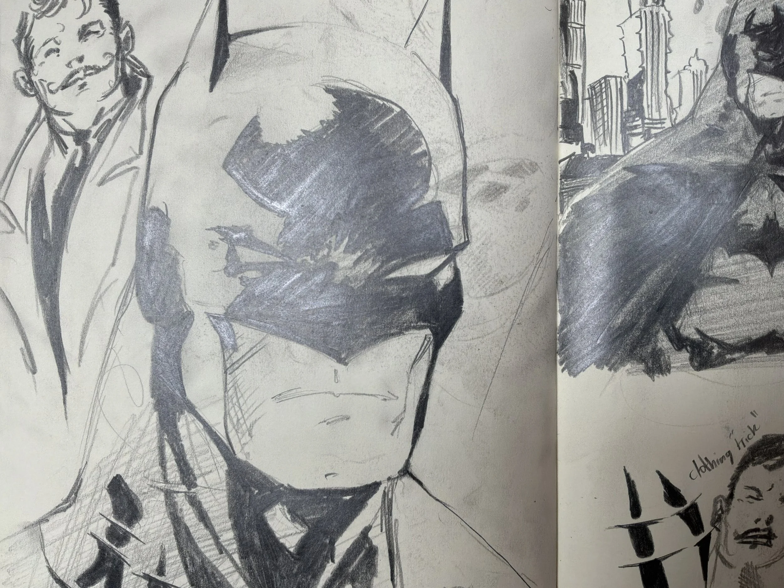 Comic book illustration learning from Batman: Hush - Jeph Loeb , Jim Lee