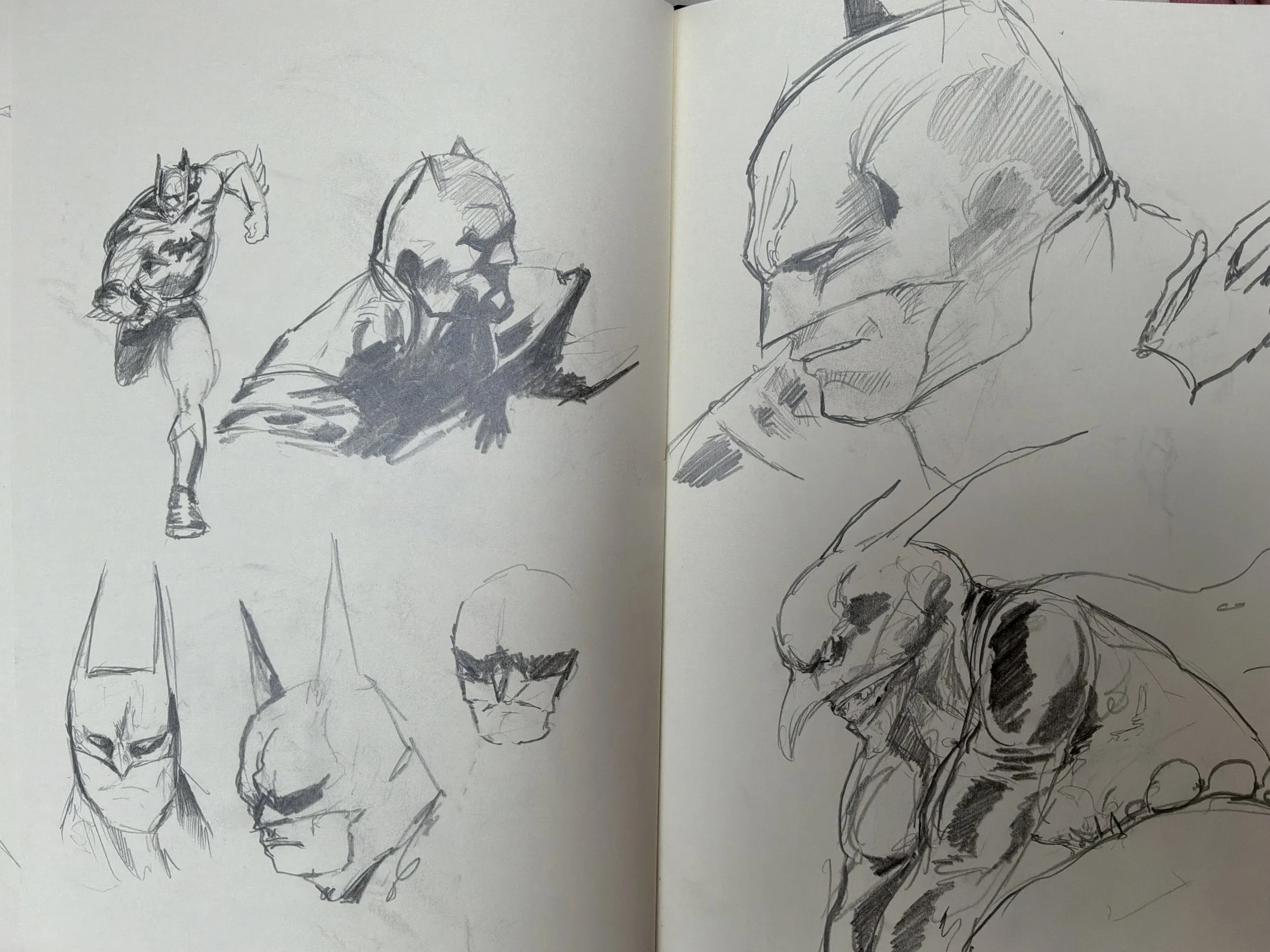 Comic book illustration learning from Batman: Hush - Jeph Loeb , Jim Lee