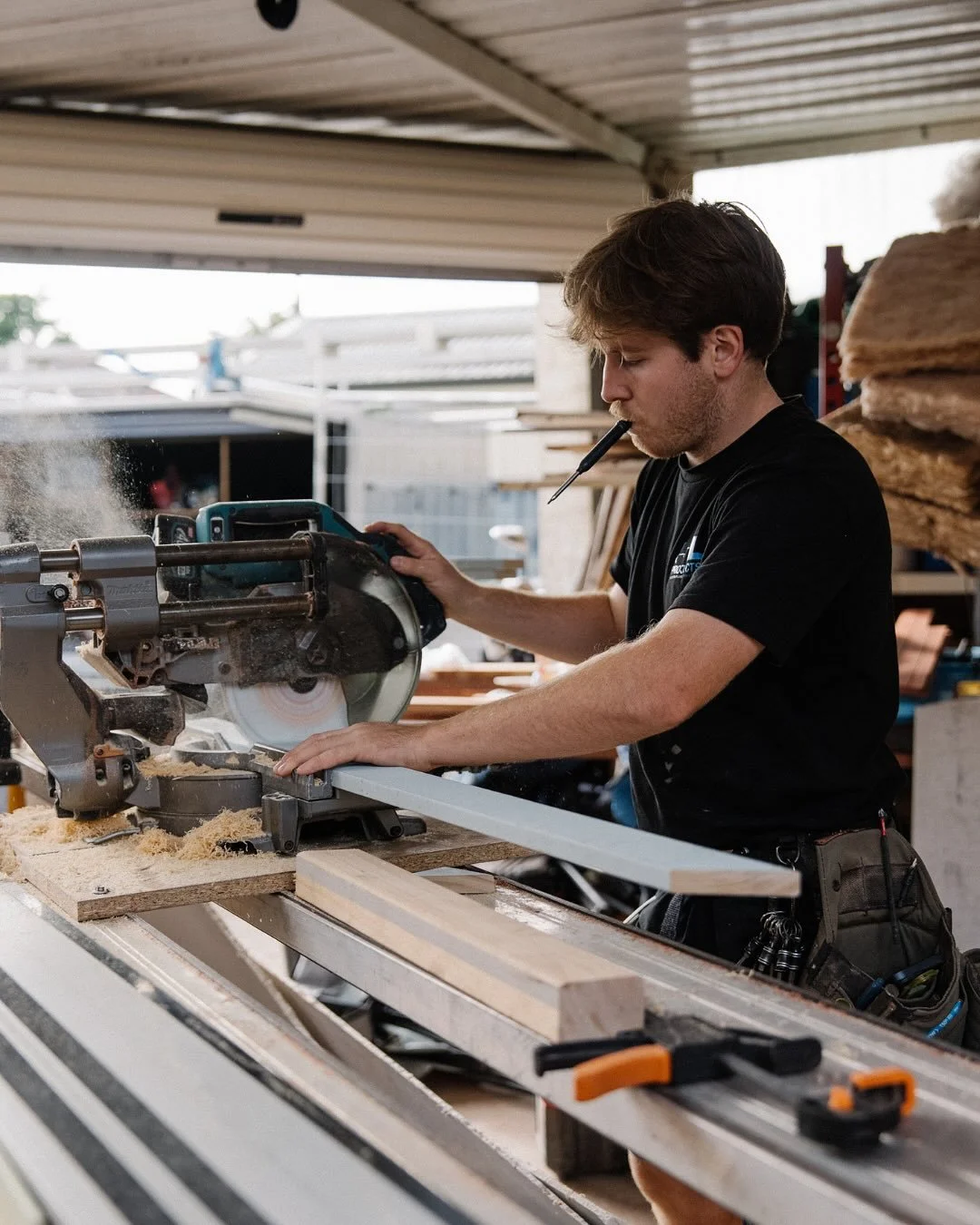 Finishing pieces. 

The team connecting the old to new on our Nedlands addition.