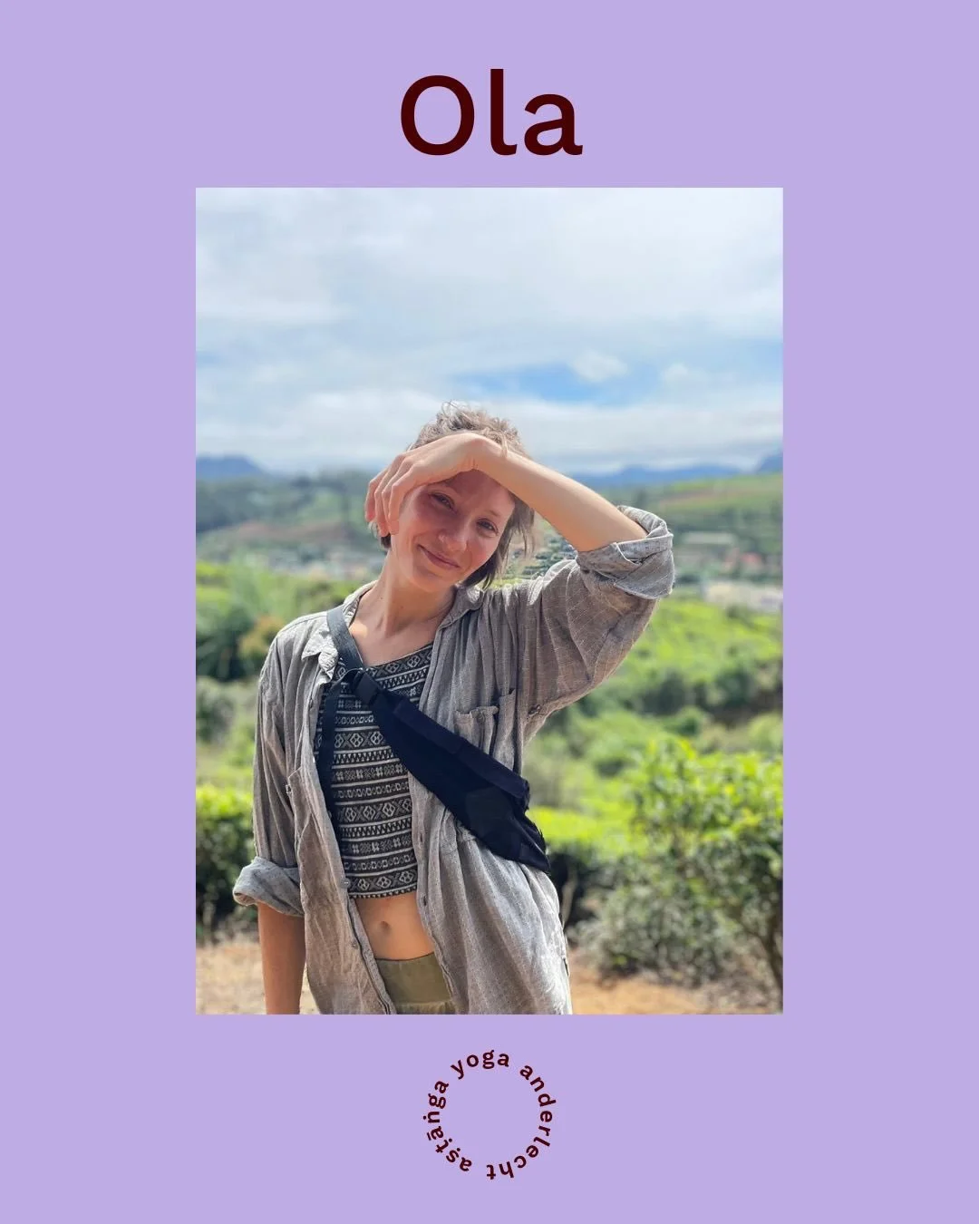 Ola is teaching at Aṣṭāṅga Yoga Anderlecht since January 2026. We are delighted to have her bright and soft energy in our team. 🤍 She is mostly subbing my early morning Mysore classes while I will be teaching in retreats. ✨

Welcome @olagracjasz 🙏?