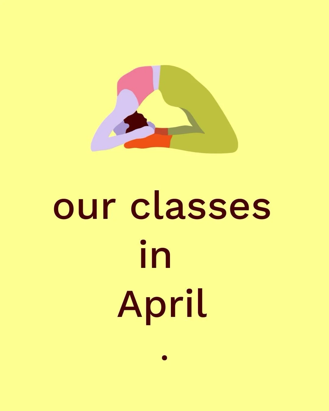 Our schedule for April is there! ✨
Join us for traditional Aṣṭāṅga Yoga Mysore classes in a beautiful small community. 🤍