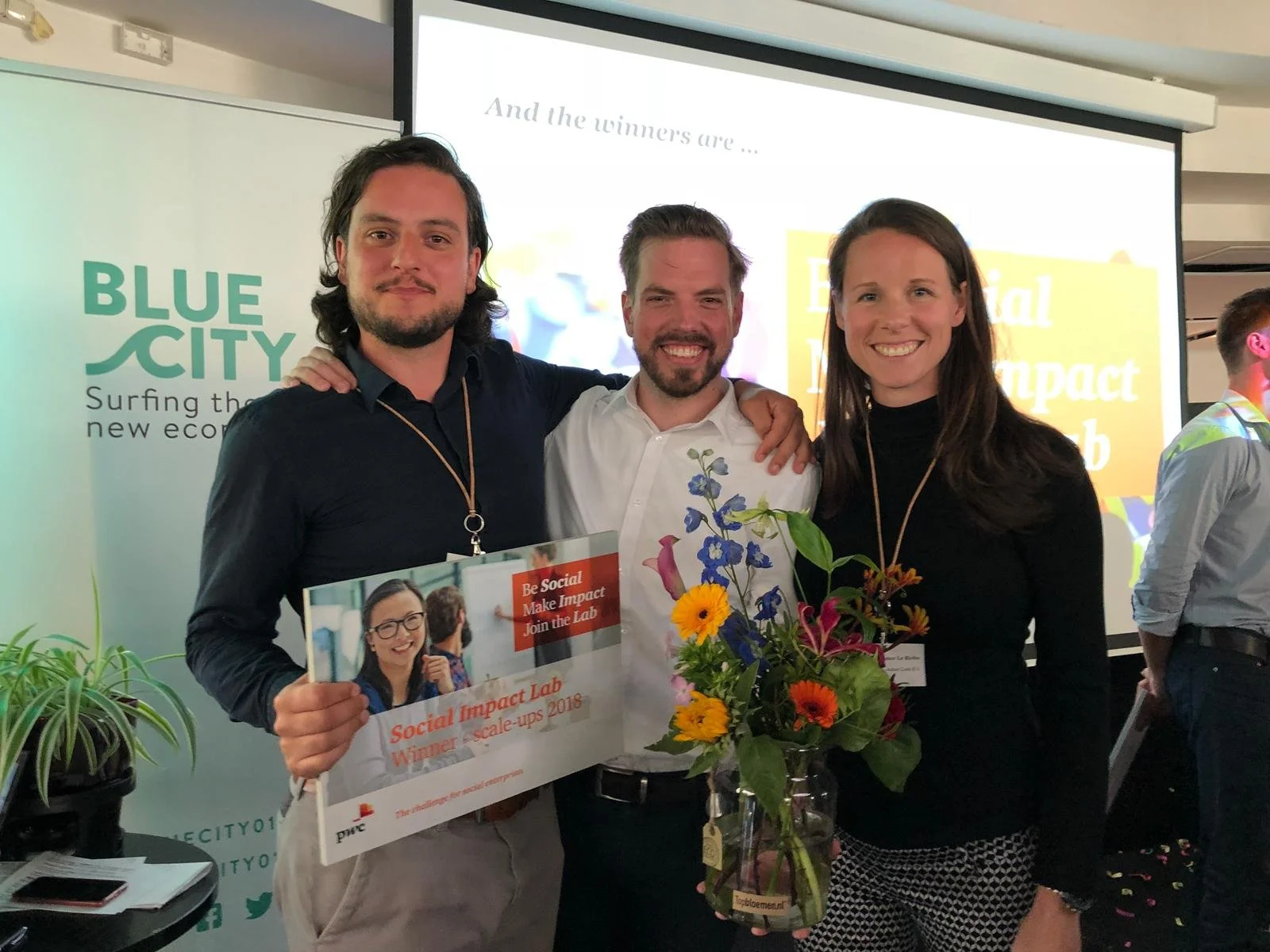 Winnaar internationaal pitch event