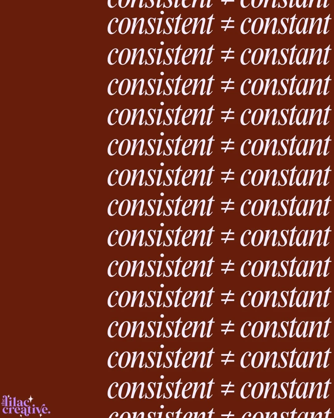 A lot of pressure comes from treating these like the same thing.

They&rsquo;re not.

And once you start seeing the difference, things feel lighter and less overwhelming🙌🏻

I see so many business owners being hard on themselves because they think t