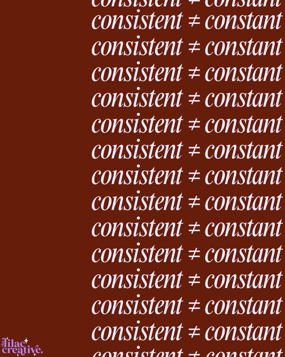 A lot of pressure comes from treating these like the same thing.

They&rsquo;re not.

And once you start seeing the difference, things feel lighter and less overwhelming🙌🏻

I see so many business owners being hard on themselves because they think t