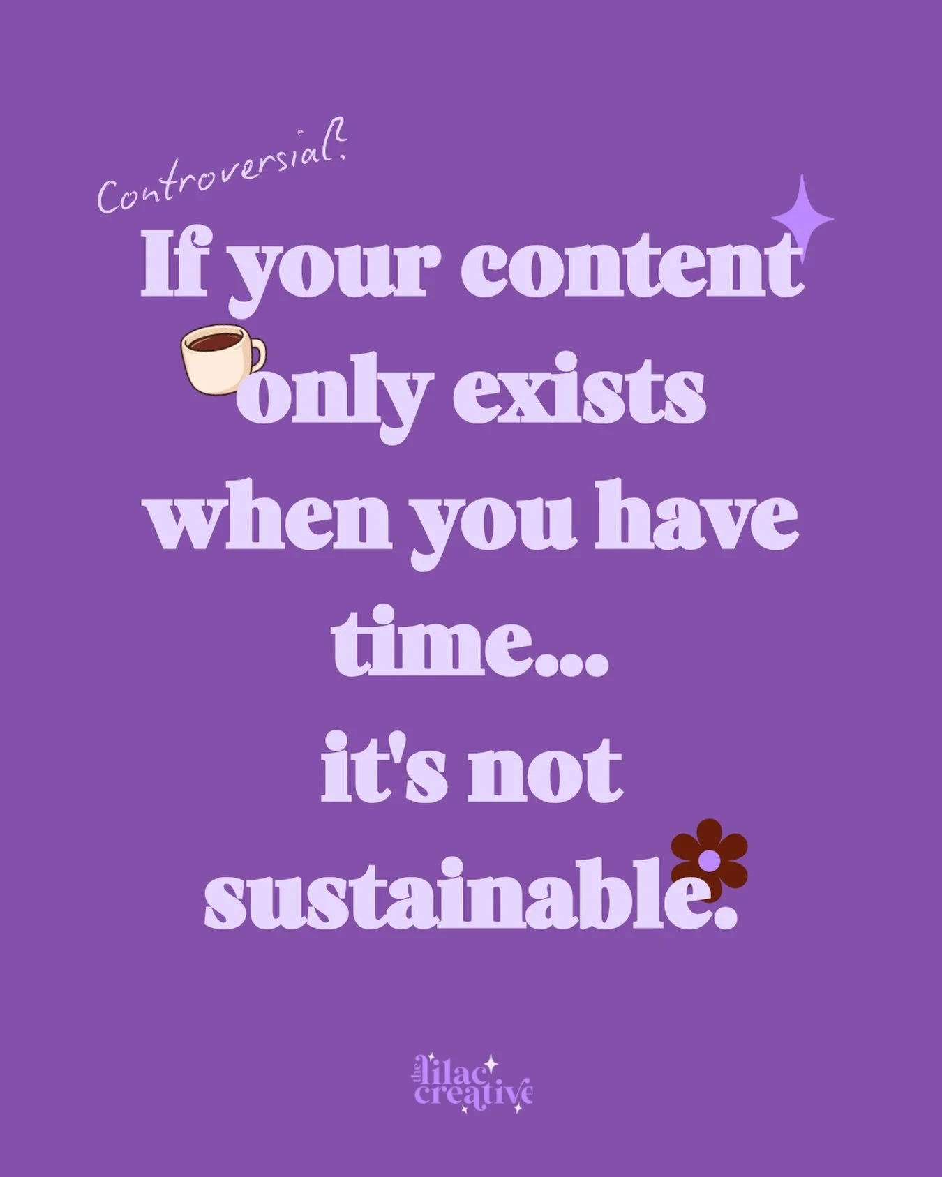 If your content only exists when you &ldquo;have time&rdquo;, you don&rsquo;t have a content strategy - you have a content &lsquo;hope for the best&rsquo;.

And I say that with love, because I need to practice what I preach🙌🏻

I spend a lot of my t