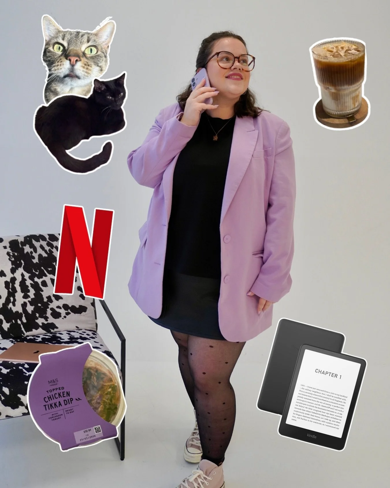 Half the time I look like I&rsquo;m deep in thought about strategy or planning something important for a client&hellip; when really my brain is doing this:

☕️ iced coffee
📚 what book I&rsquo;m reading next
🐾 whether the cats have finally stopped w