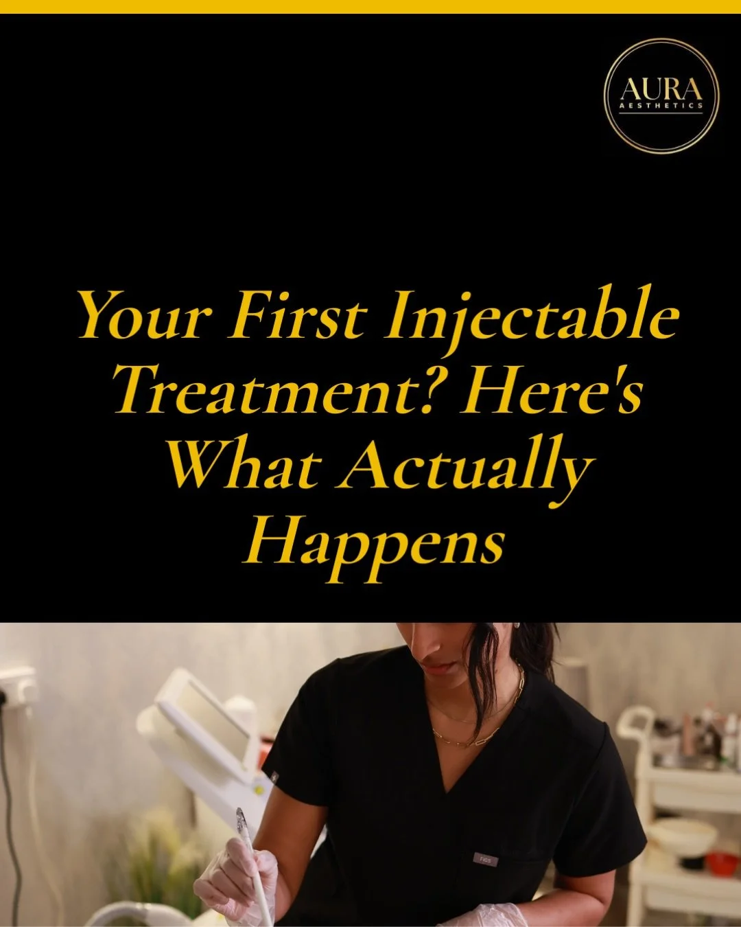 What happens during your injectable consultation? 
We start with a detailed consultation, explaining everything you need to know about the treatment, benefits, how its works and possible side effects. There is no pressure to book, I often advise you 