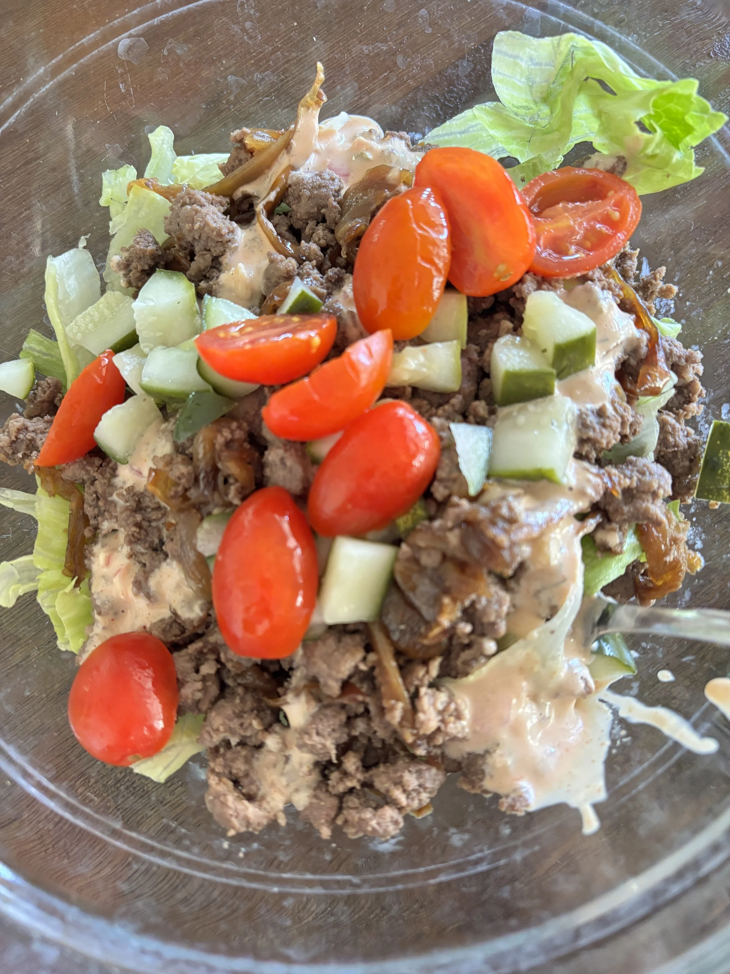 High Protein Paleo Burger Bowl
