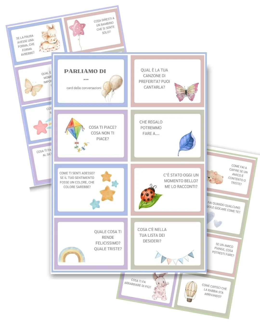 Card della conversazione per bambini: uno strumento educativo per dialogo ed emozioni - riservate agli iscritti -
